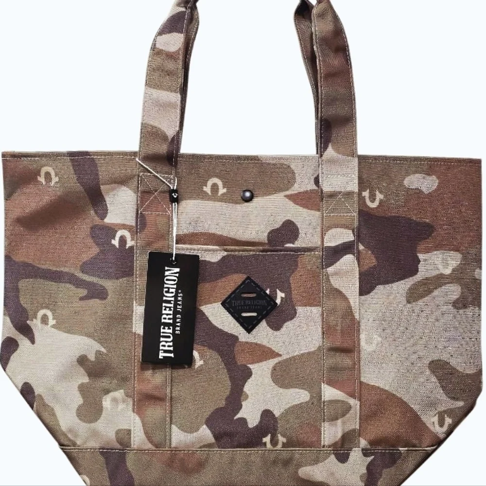 True Religion Dribble Camouflage Tote Bag